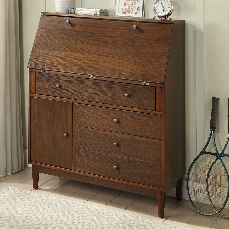 Colleen Solid Wood Armoire Desk AllModern